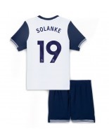 Tottenham Hotspur Dominic Solanke #19 Domácí dres pro děti 2024-25 Krátký Rukáv (+ trenýrky)